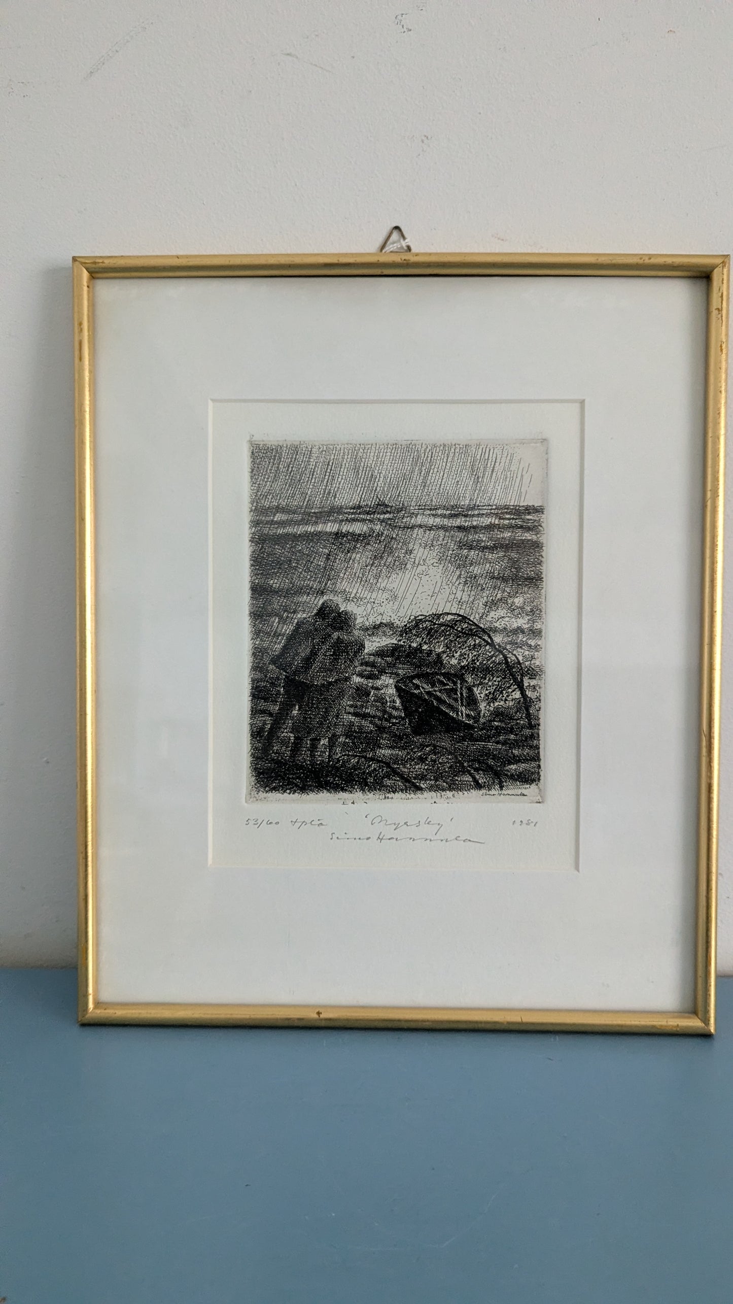 Simo Hannula - Myrsky (Signeerattu Etsaus 1981, 53/60)