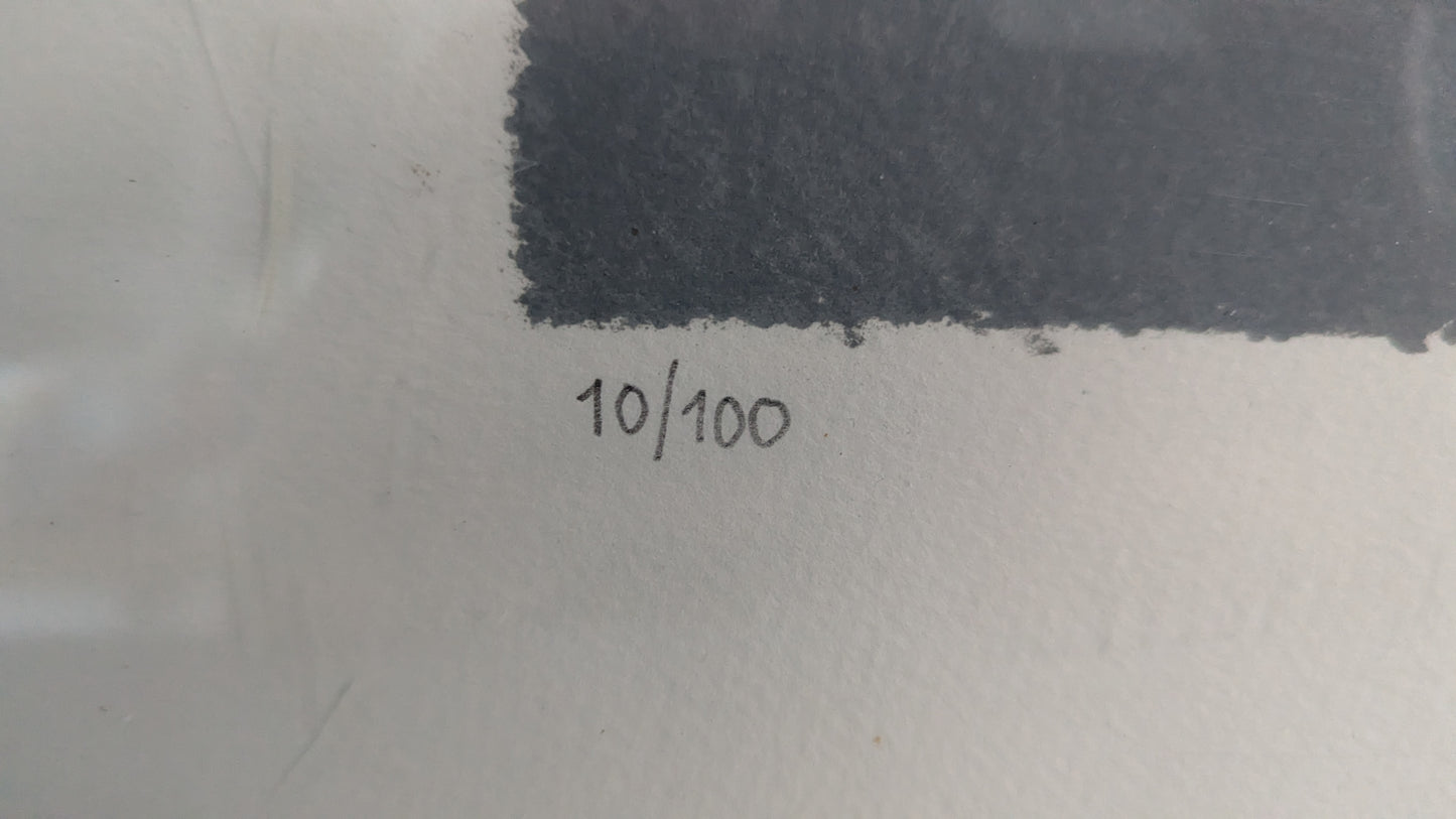 Veikko Vionoja - Signeerattu Litografia (10/100, 1985)