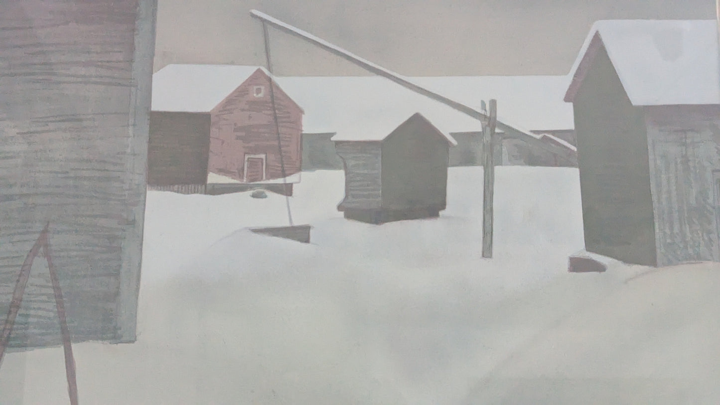 Veikko Vionoja - Signeerattu Litografia (23/90, 1981)