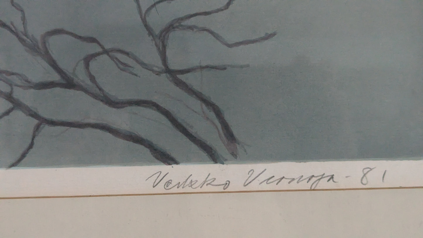 Veikko Vionoja - Signeerattu Litografia (23/90, 1981)