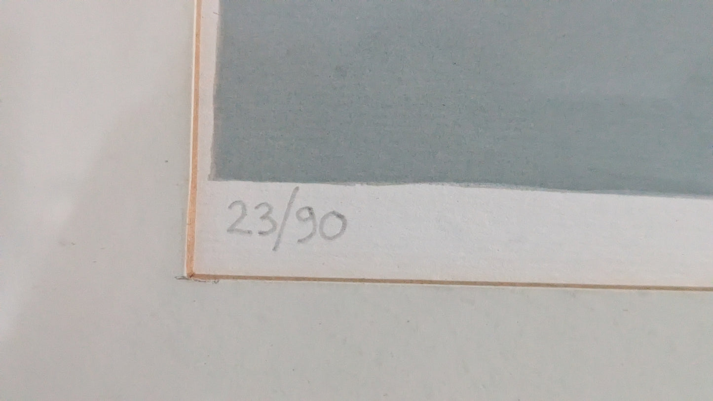 Veikko Vionoja - Signeerattu Litografia (23/90, 1981)