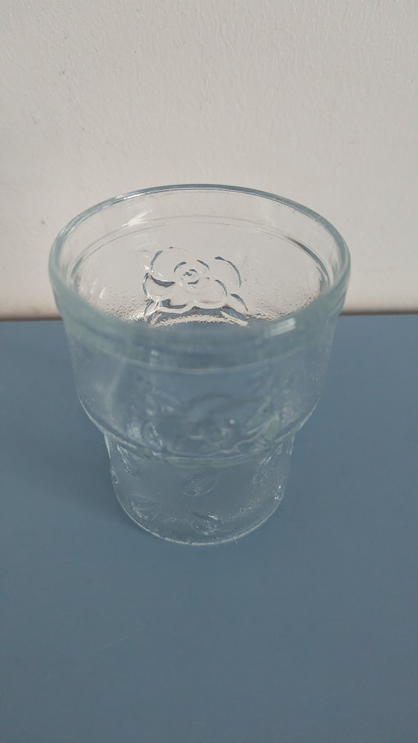 Riihimäen Lasi Ruusu Kuvioinen Juomalasi (20cl, 5kpl, 1970-luku)