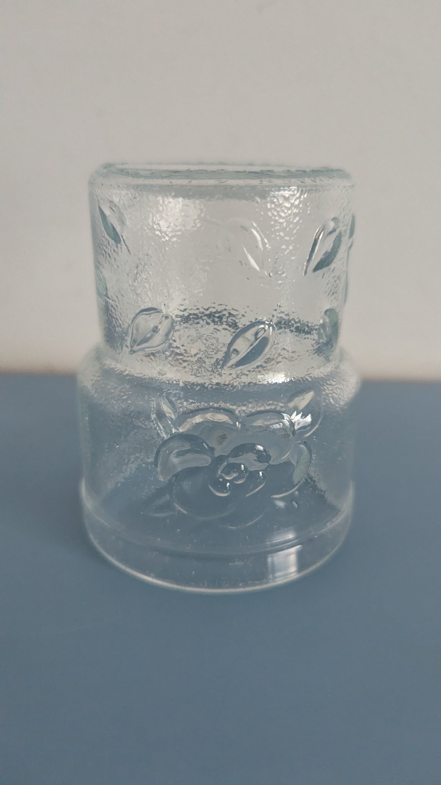 Riihimäen Lasi Ruusu Kuvioinen Juomalasi (20cl, 5kpl, 1970-luku)