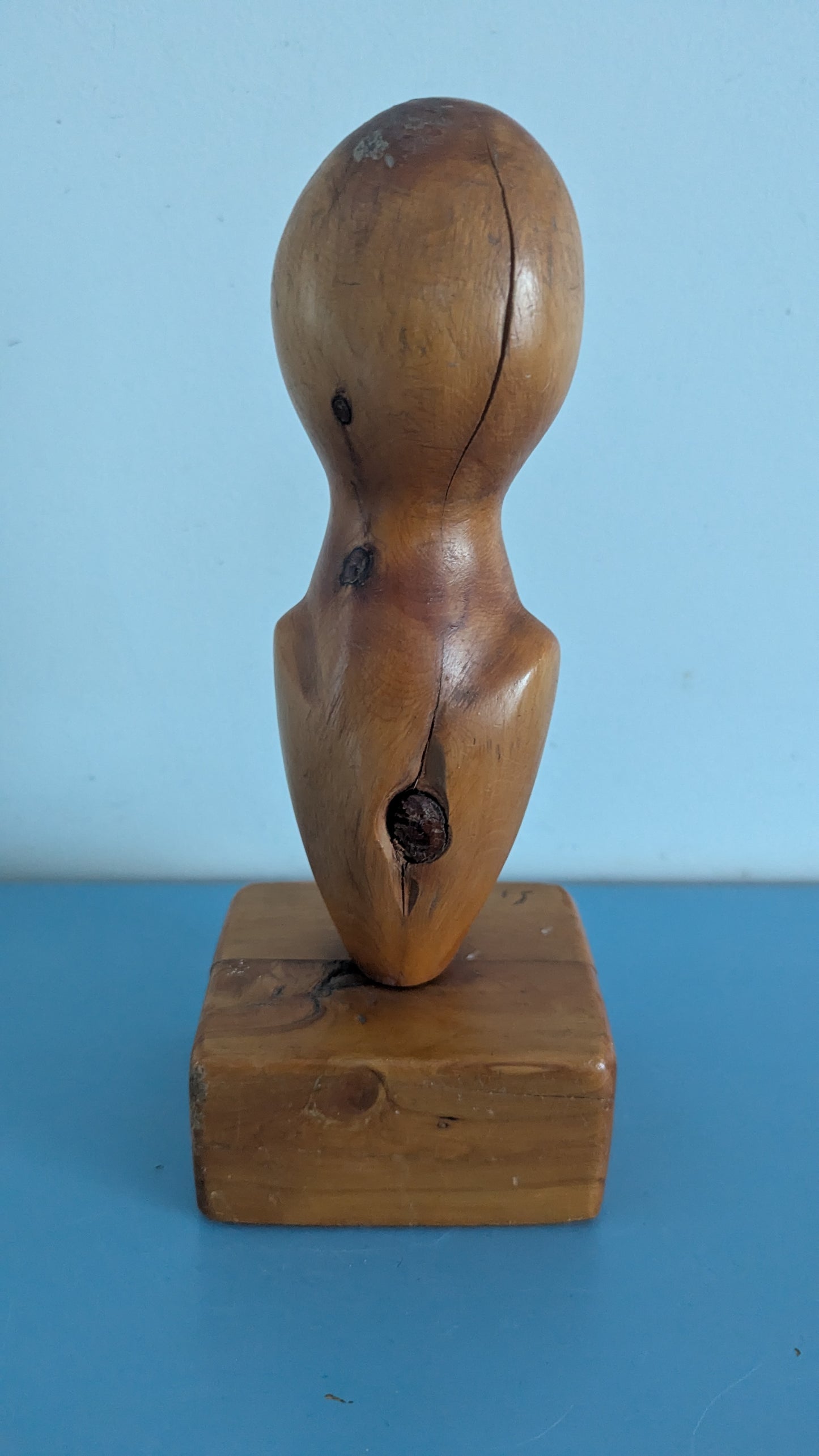 Sakari Pykäkä - Puuveistos / Pöllö (Signeerattu, 1978)