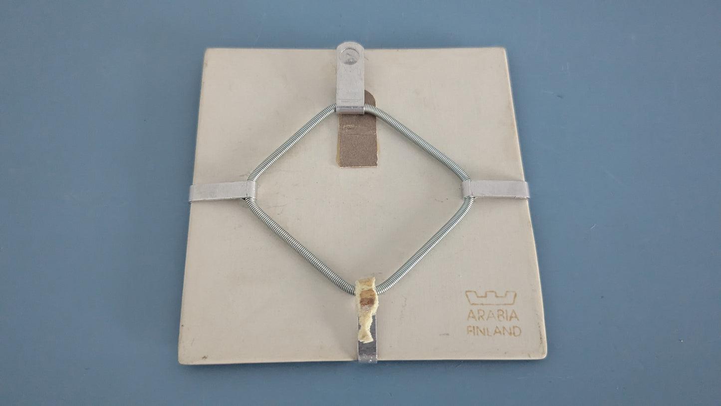 Arabia Perhonen Seinälaatta (1986-1988, Heljä Liukko-Sundström)