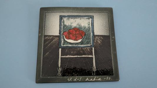 Arabia Maalausteline Seinälaatta (1980, Heljä Liukko-Sundström)