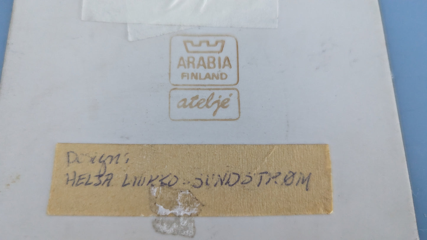 Arabia Maalausteline Seinälaatta (1980, Heljä Liukko-Sundström)