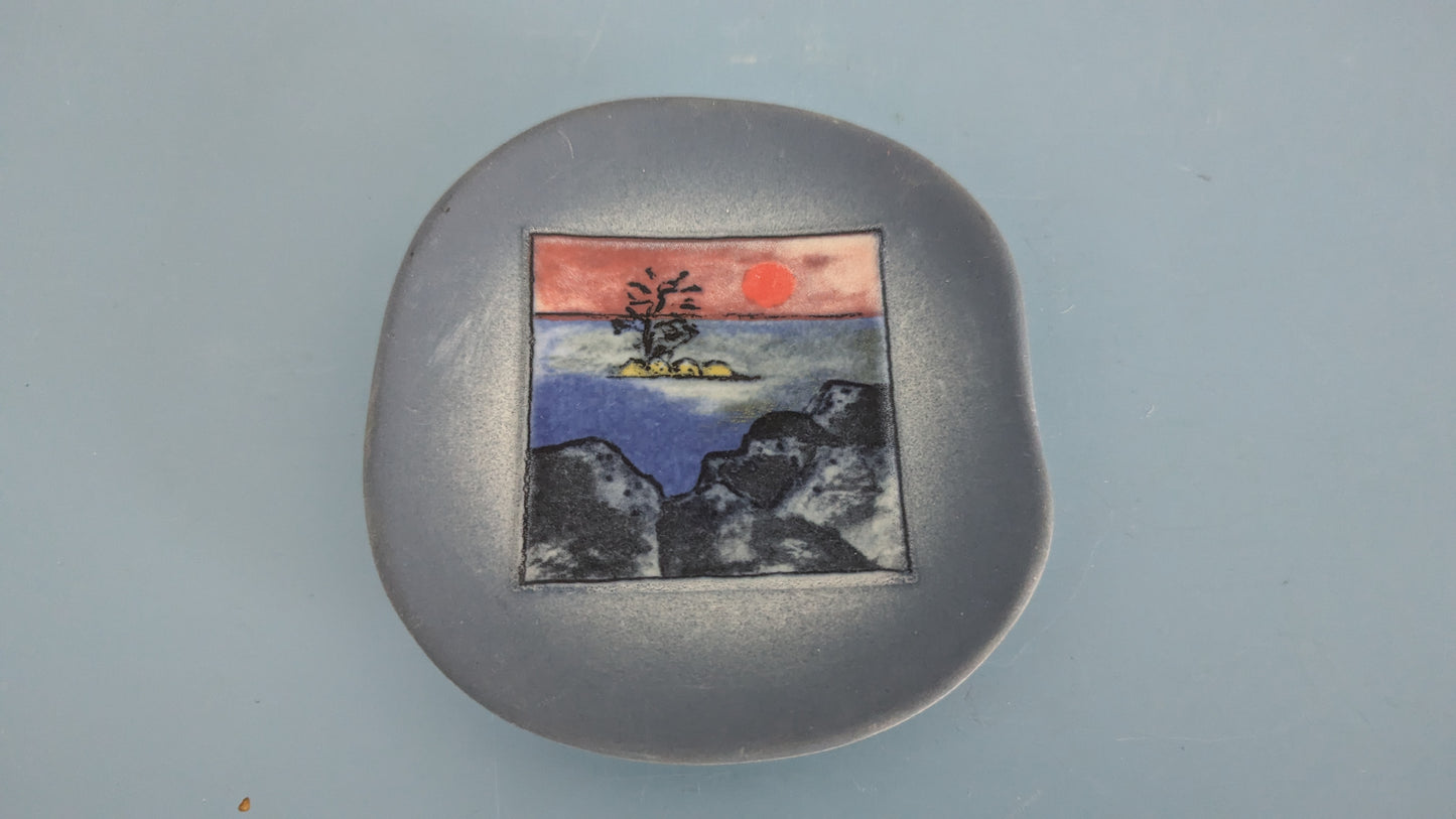 Arabia Merimaisema Seinälautanen (1995-2001, Heljä Liukko-Sundström)