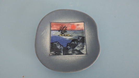 Arabia Merimaisema Seinälautanen (1995-2001, Heljä Liukko-Sundström)