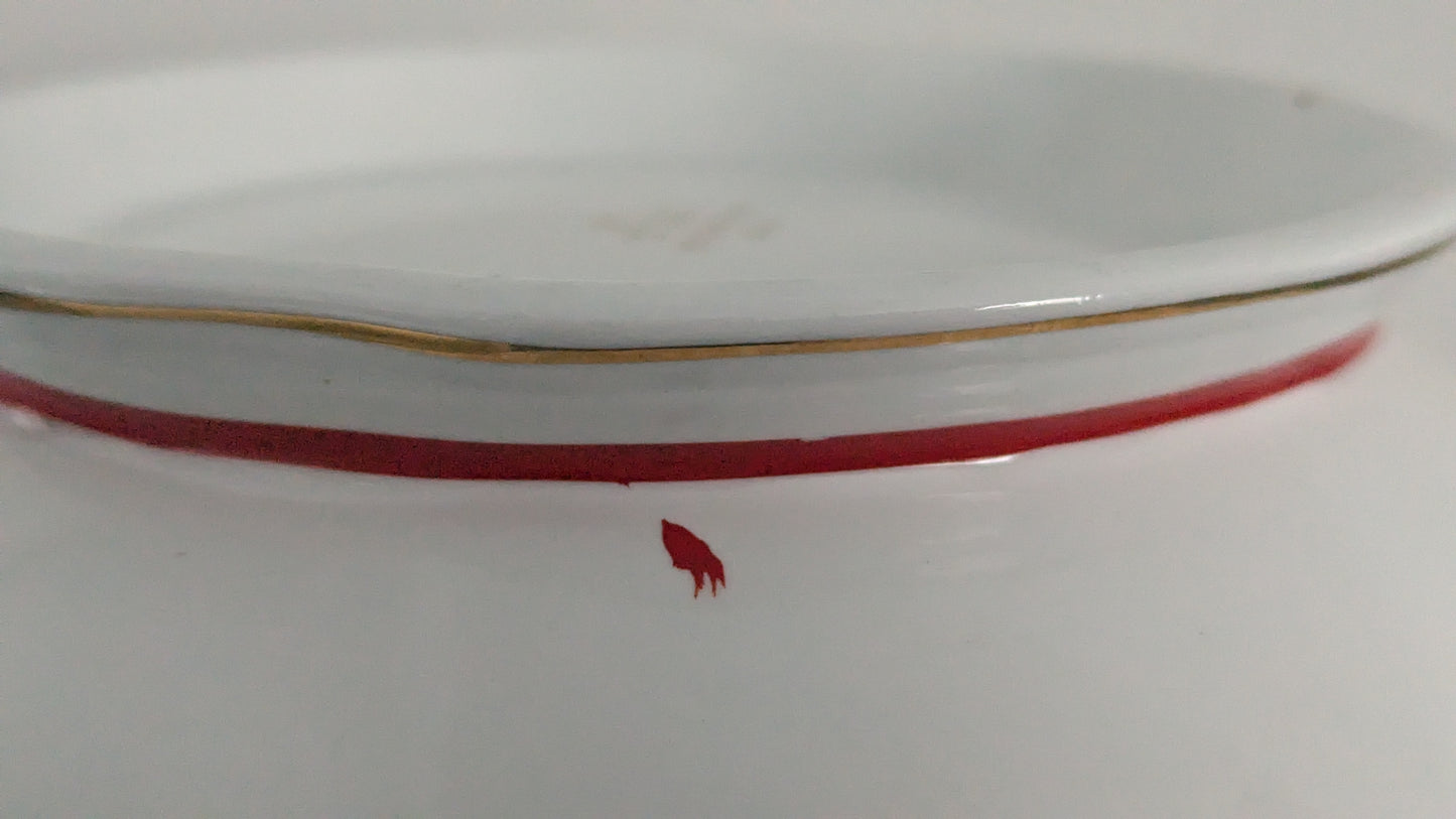 Arabia AS-Mallin Punakultaraita Liemikulho / Terriini (1949-1964)