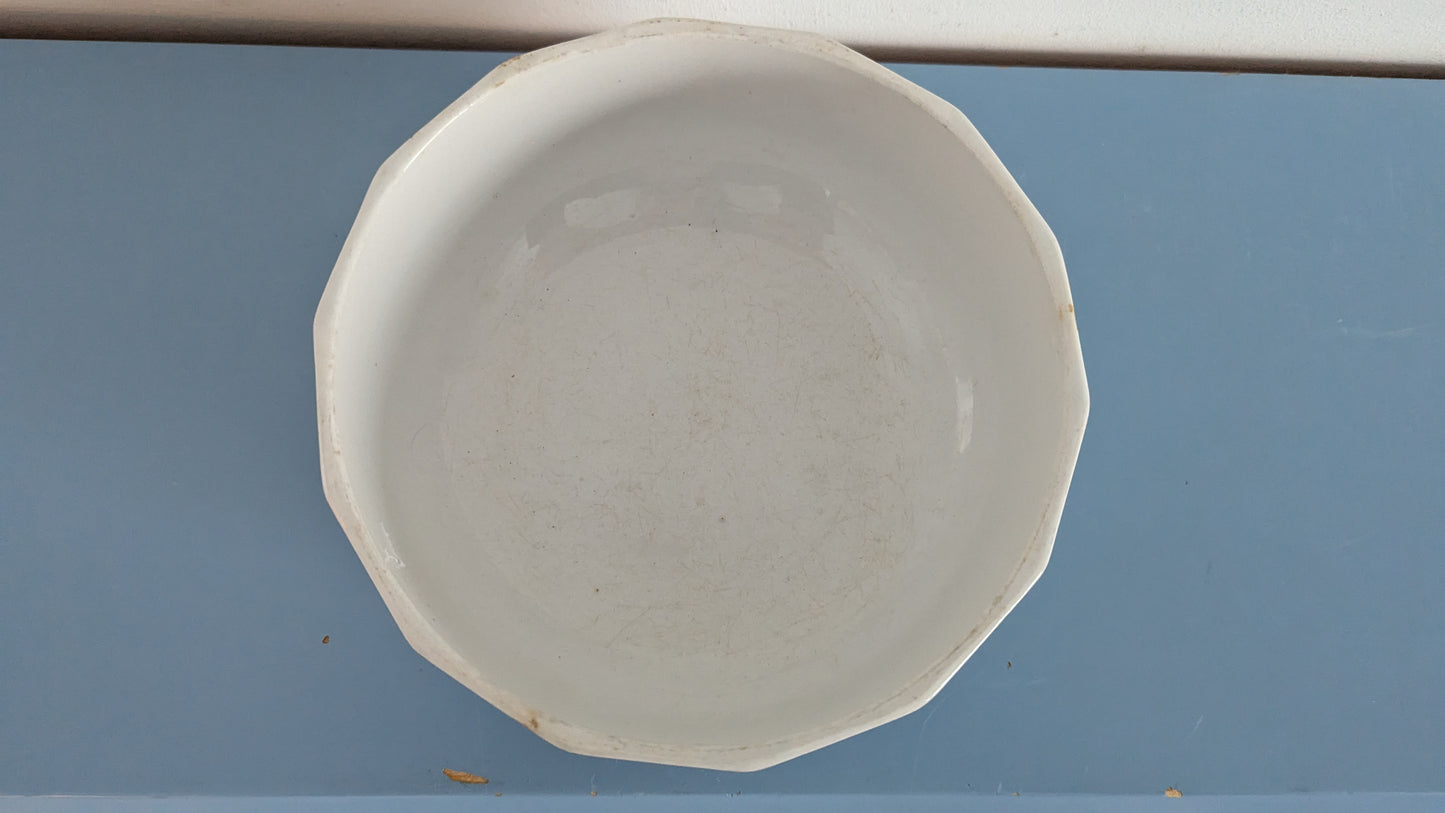 Arabia M-Mallin Punaraita Tarjoilukulho (1936-1941, Gustaf Stark)