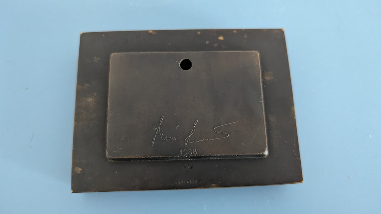 Kimmo Pyykkö - Mauno Koivisto Mitali / Reliefi (1988, Pronssi, Tillander)