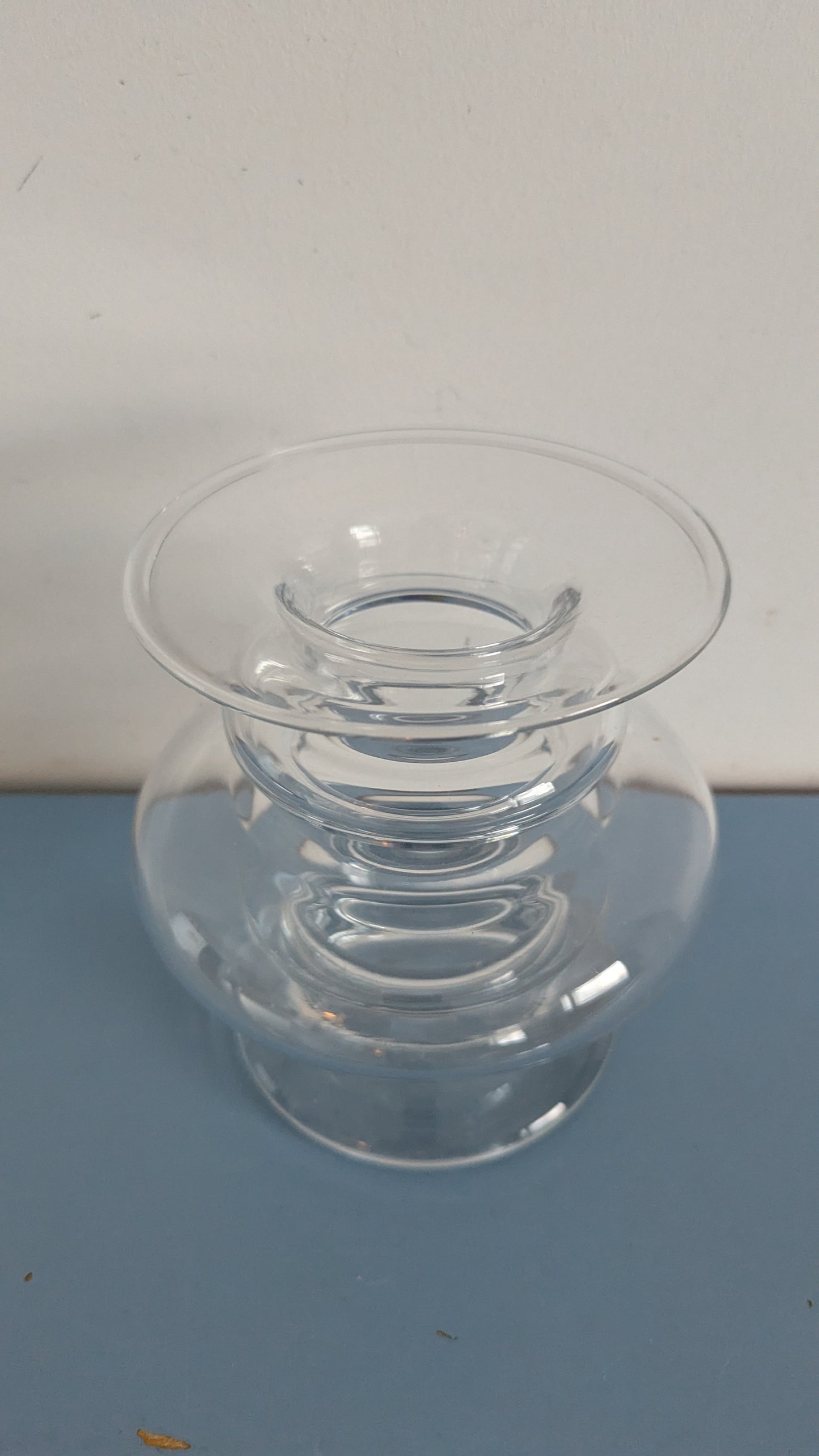 Riihimäen Lasi Tornado Maljakko (1970-1976, Signeerattu, Tamara Aladin)