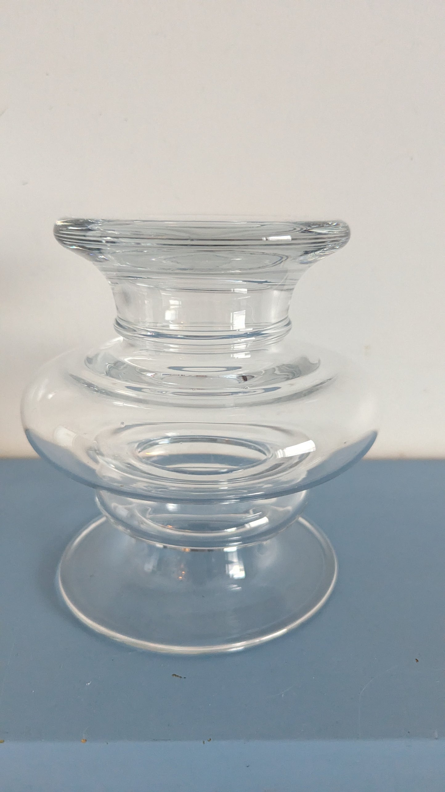 Riihimäen Lasi Tornado Maljakko (1970-1976, Signeerattu, Tamara Aladin)