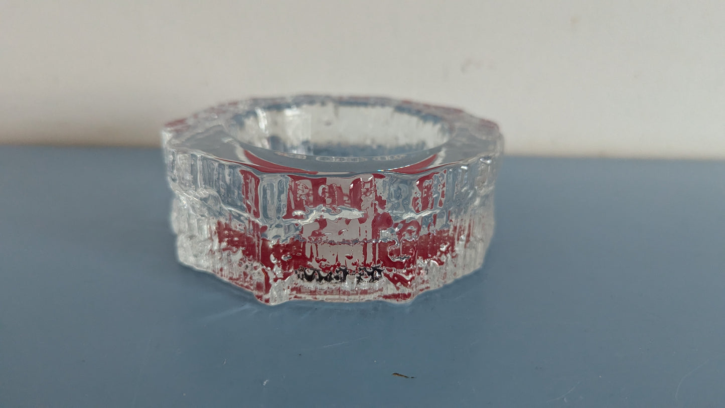 Iittala Aslak Tuhkakuppi Isolla Iittalan Logolla (1970-1988, Tapio Wirkkala)