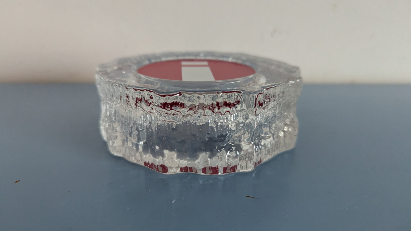 Iittala Aslak Tuhkakuppi Isolla Iittalan Logolla (1970-1988, Tapio Wirkkala)