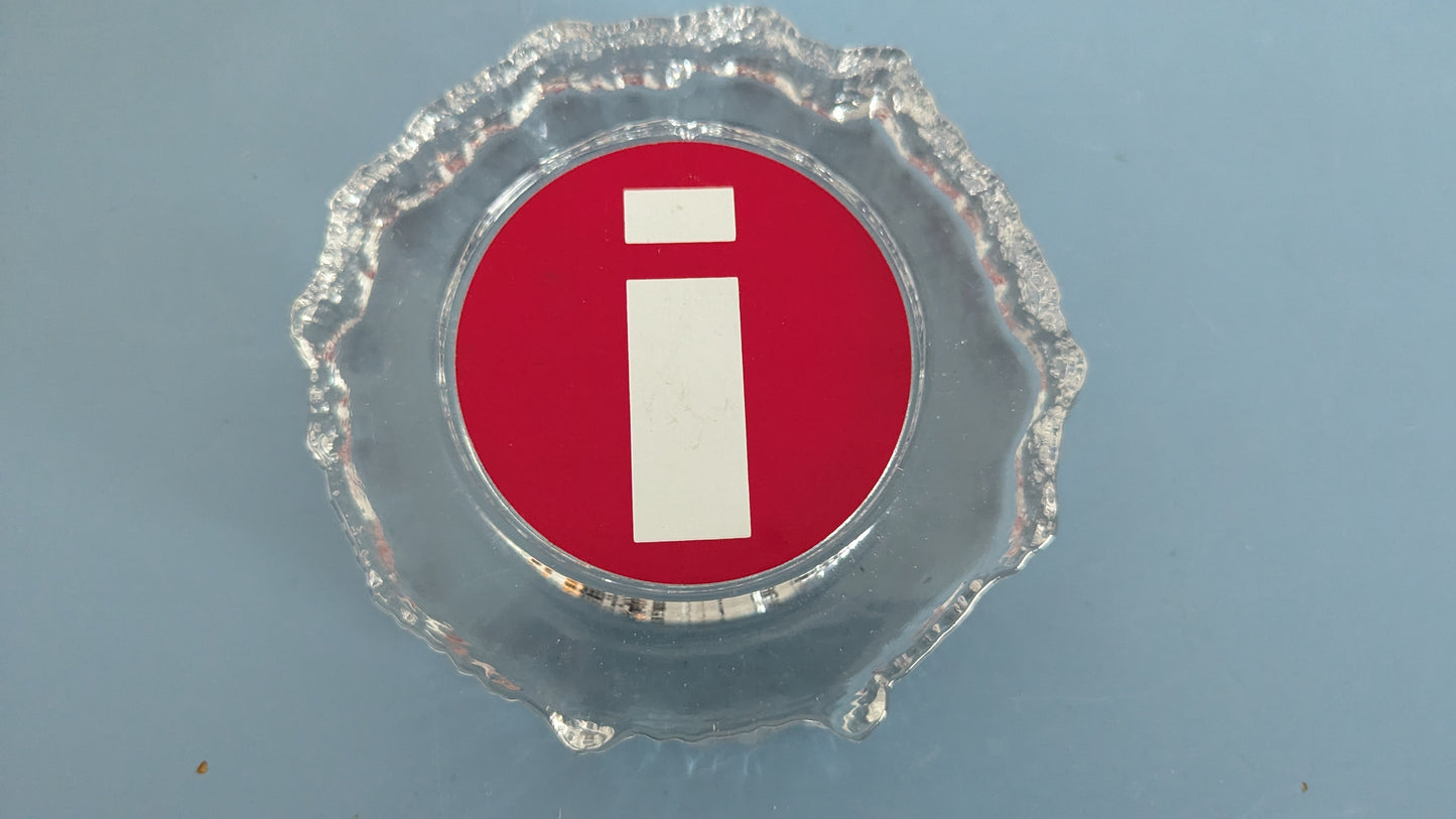 Iittala Aslak Tuhkakuppi Isolla Iittalan Logolla (1970-1988, Tapio Wirkkala)