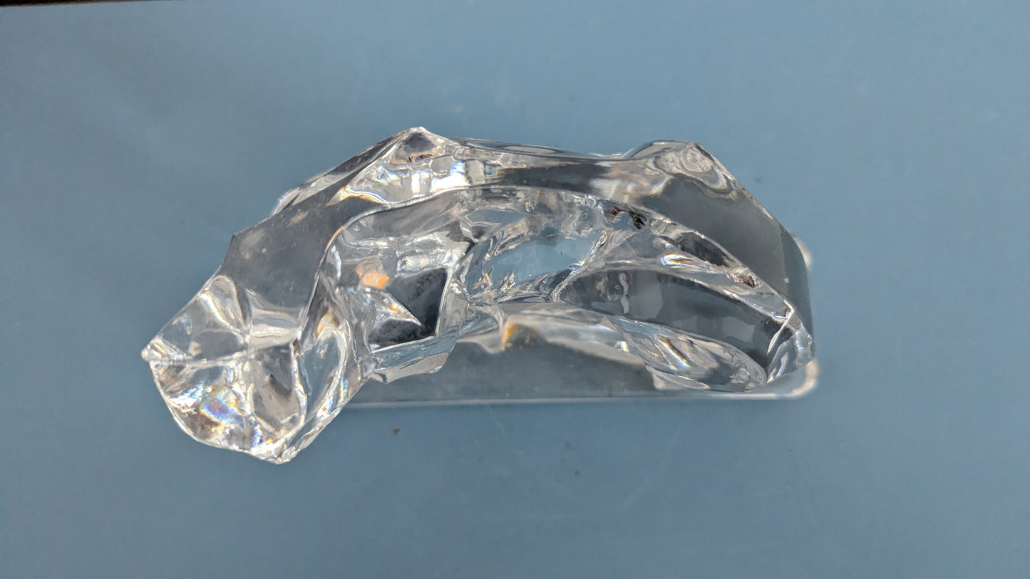 Baccarat - Kubistinen Tiikeri Figuuri (1925, Georges Chevalier)