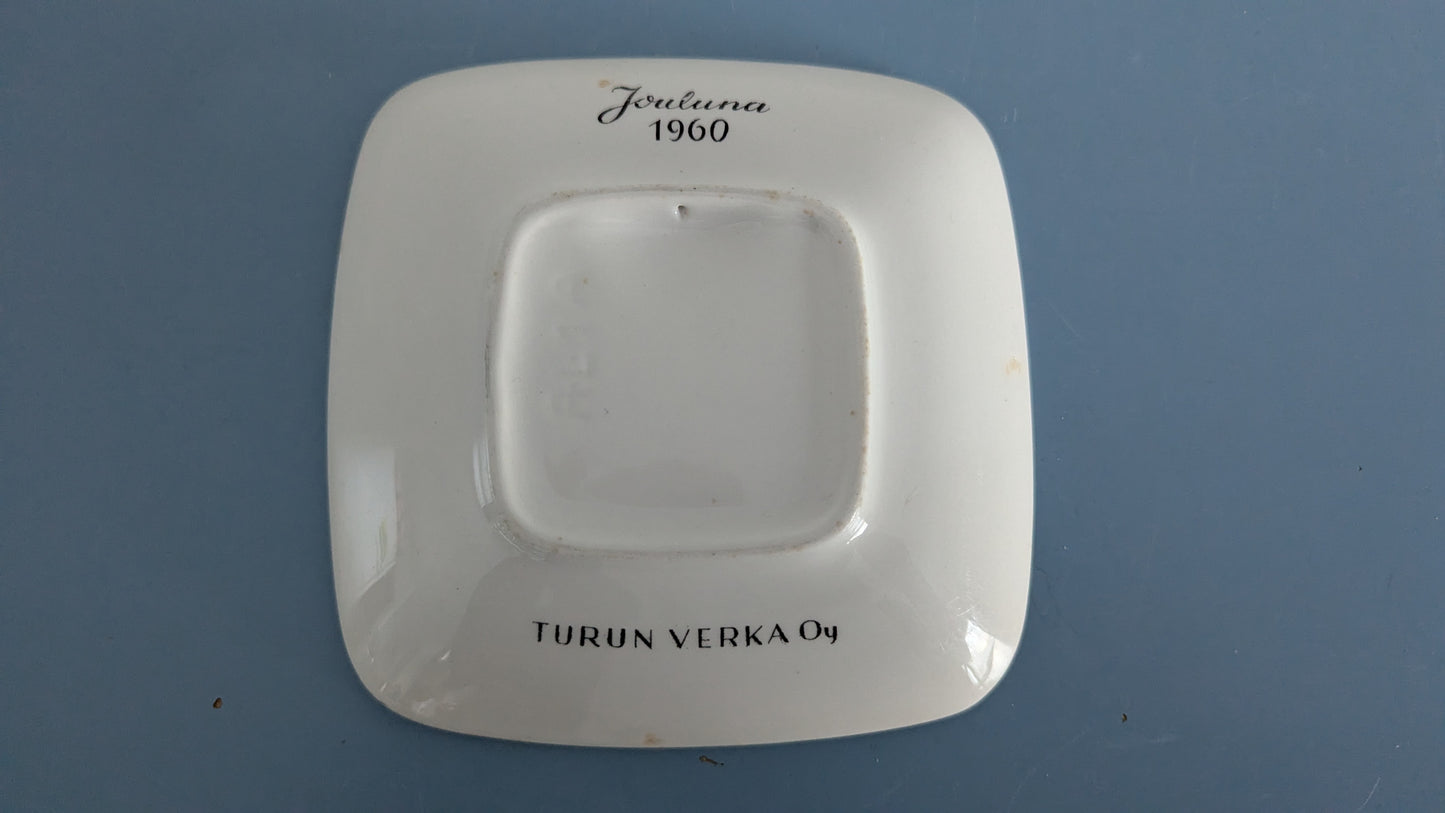 Arabia Turun Verka Oy Koristelautanen (1960, Raija Uosikkinen)