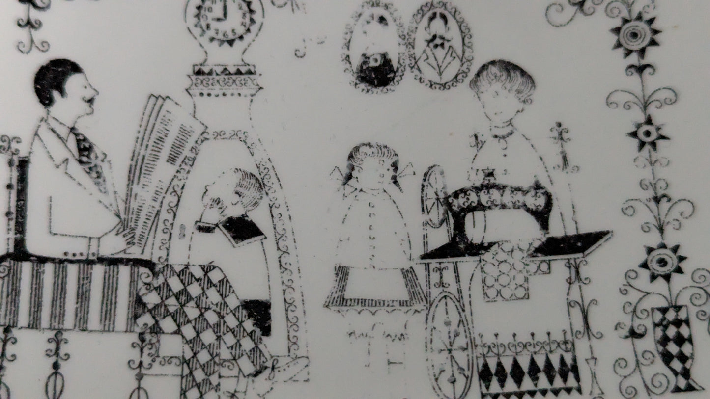 Arabia Turun Verka Oy Koristelautanen (1960, Raija Uosikkinen)