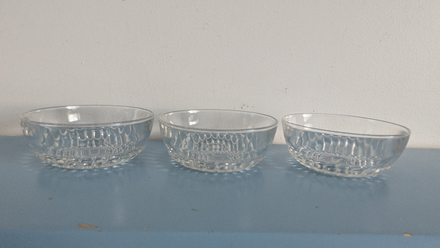 Riihimäen Lasi Merja Annoskulho (3kpl, 1974-1976, Tamara Aladin)