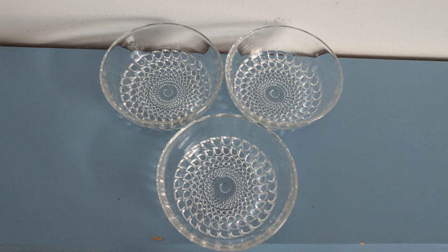 Riihimäen Lasi Merja Annoskulho (3kpl, 1974-1976, Tamara Aladin)