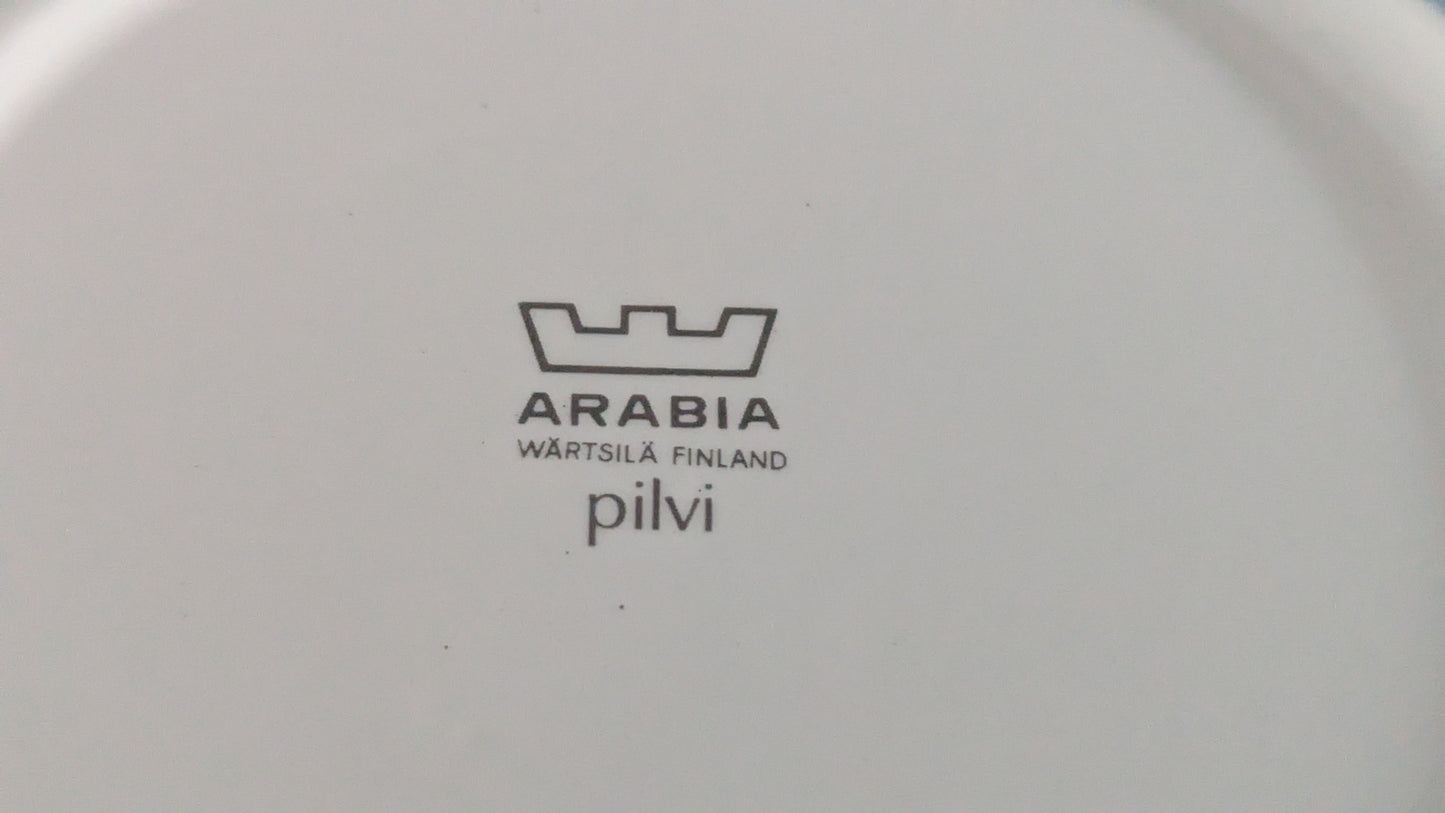 Arabia Pilvi Leivoslautanen / Leipälautanen (5kpl, 1970-luvun Alku, Inkeri Leivo)