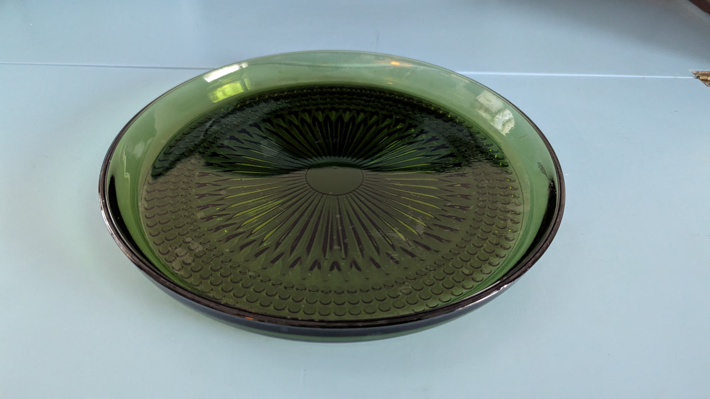 Riihimäen Lasi Barokki Tarjoilulautanen (1967-1969, Erkkitapio Siiroinen)