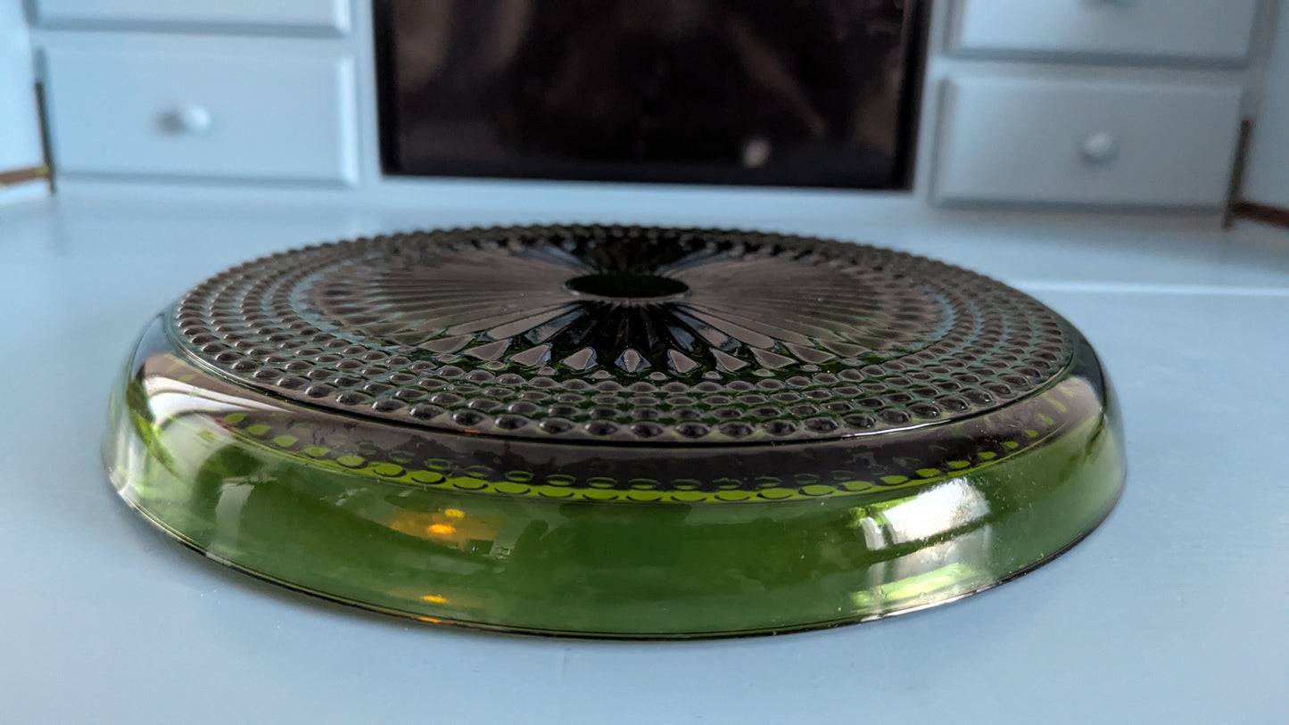 Riihimäen Lasi Barokki Tarjoilulautanen (1967-1969, Erkkitapio Siiroinen)