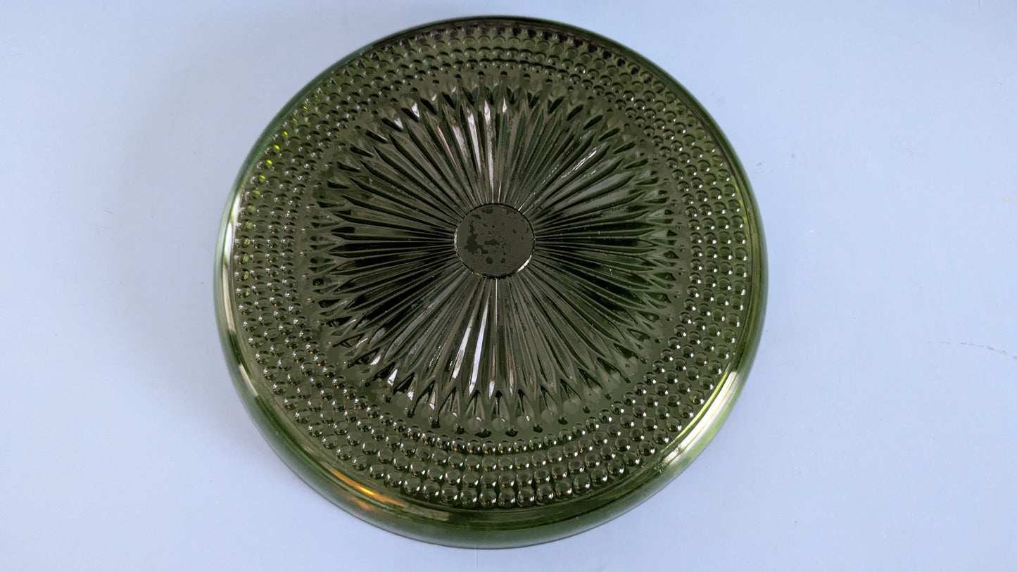 Riihimäen Lasi Barokki Tarjoilulautanen (1967-1969, Erkkitapio Siiroinen)