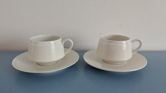 Arabia Pitsi Kahviastiasto Kahdelle Hengelle (4-osainen, 1967-1974)