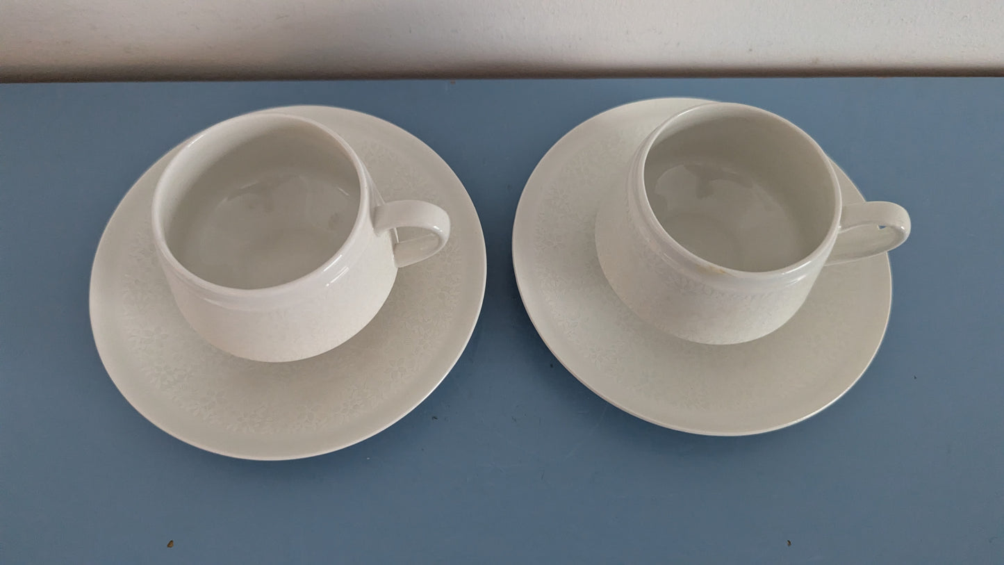 Arabia Pitsi Kahviastiasto Kahdelle Hengelle (4-osainen, 1967-1974)