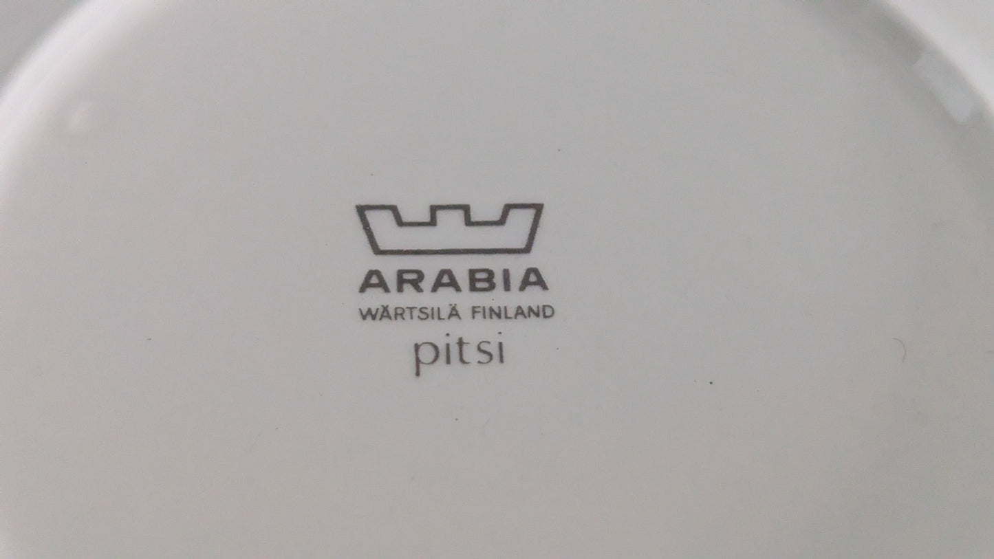 Arabia Pitsi Leipälautanen / Leivoslautanen (5kpl, 1967-1974, Raija Uosikkinen)