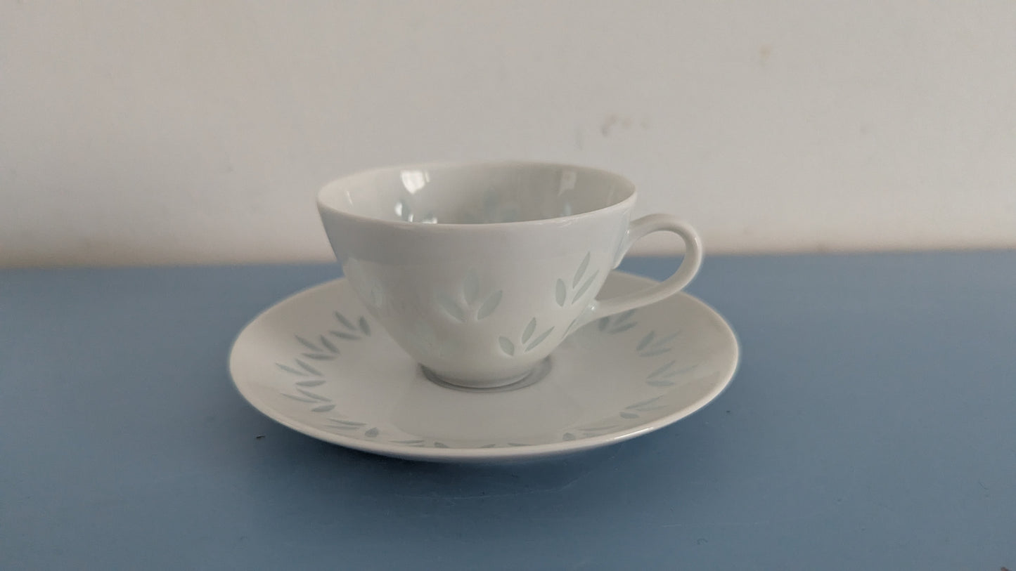 Arabia Lehti Riisiposliini Mokka-astiasto 13-Hengelle (26-osainen)