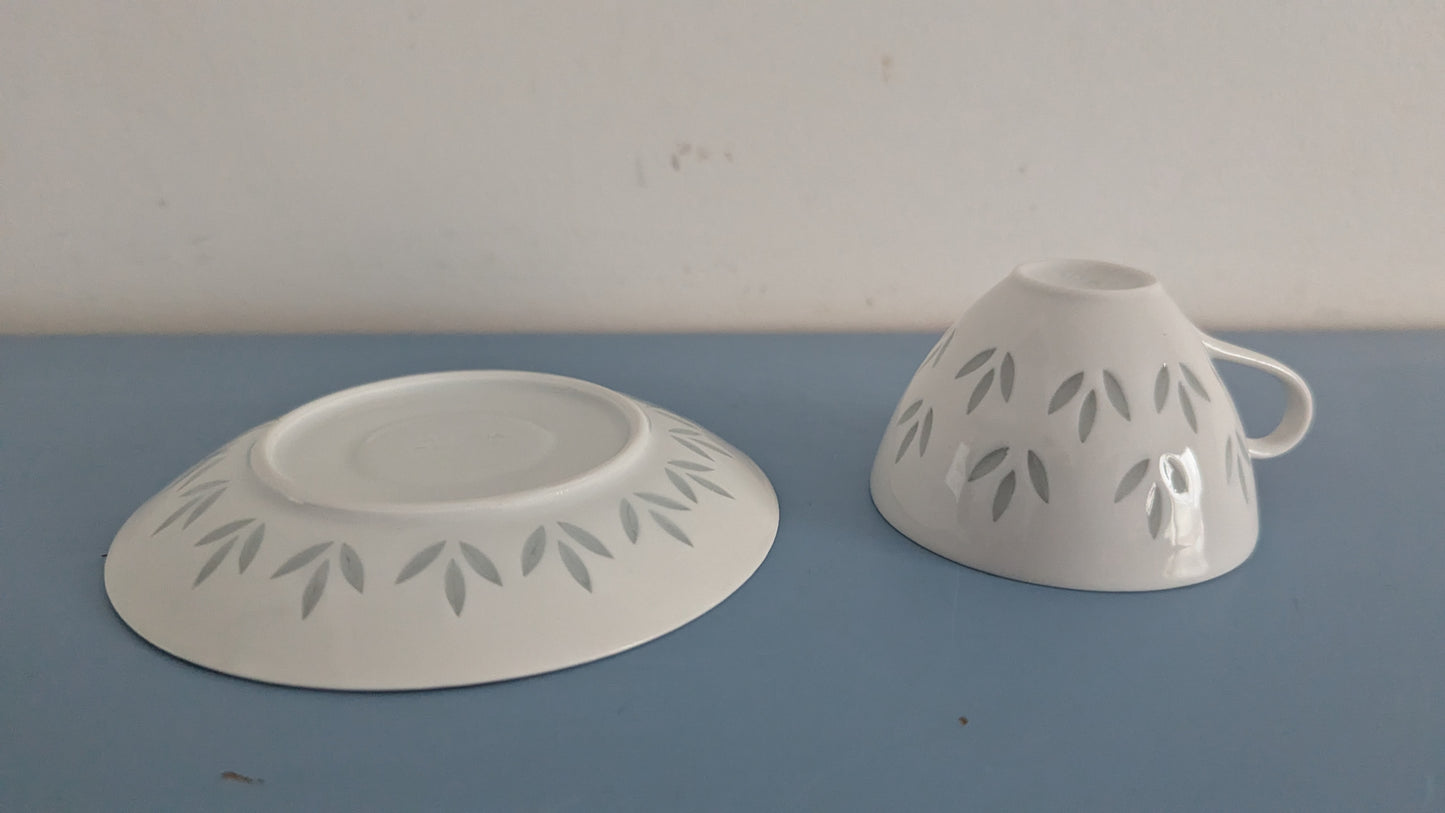 Arabia Lehti Riisiposliini Mokka-astiasto 13-Hengelle (26-osainen)