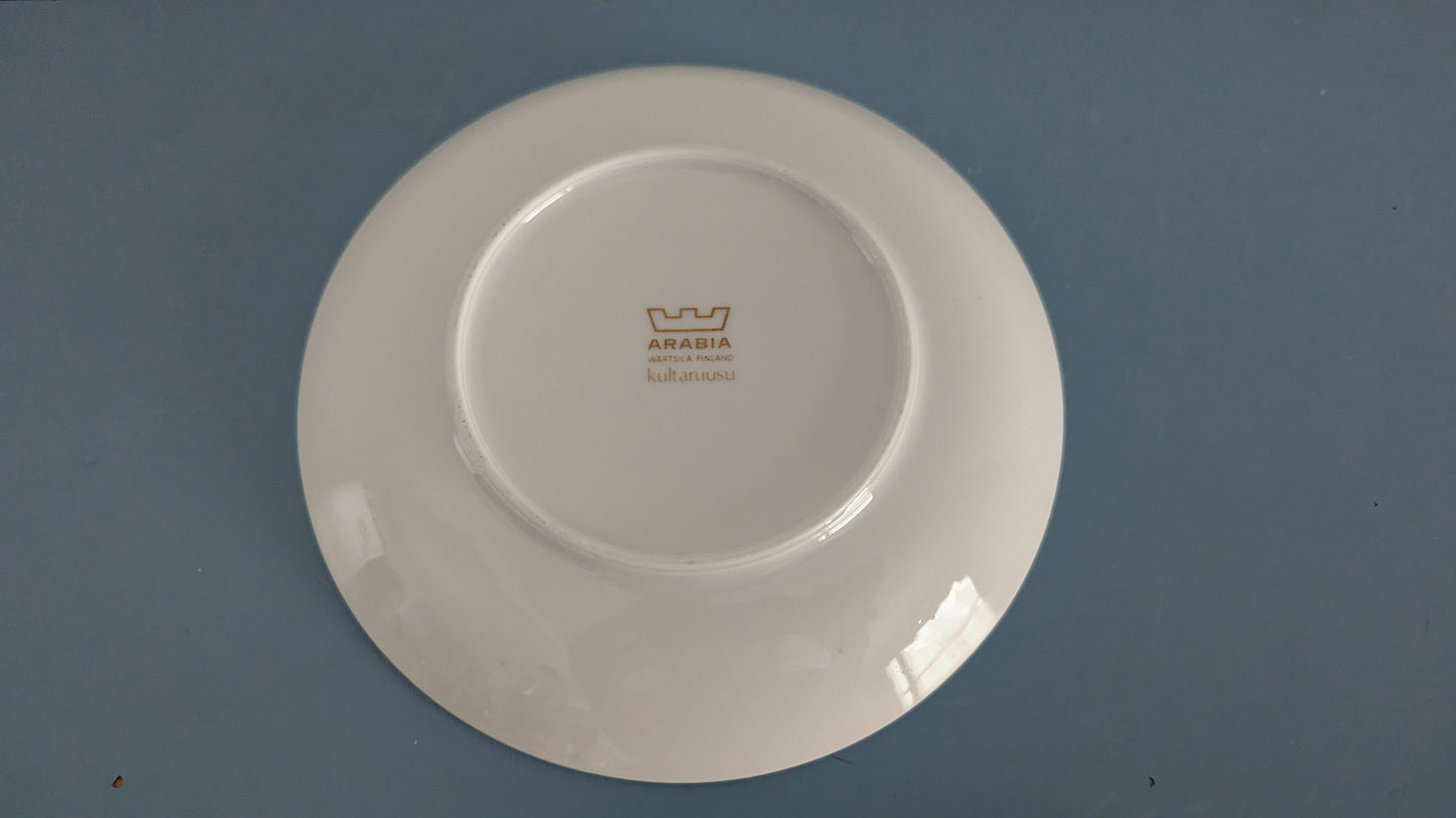 Arabia Kultaruusu Leivoslautanen / Leipälautanen (11kpl, 1974-1975)