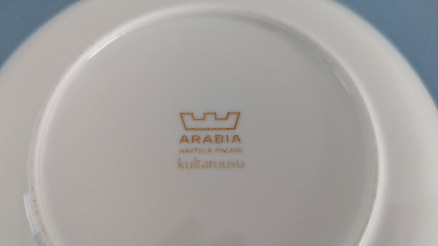 Arabia Kultaruusu Leivoslautanen / Leipälautanen (11kpl, 1974-1975)