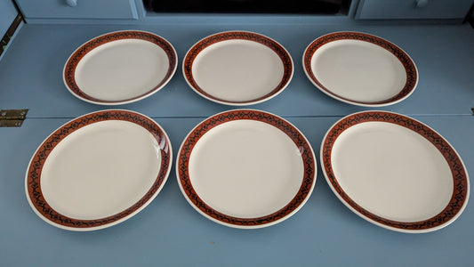 Arabia Teresa Leivoslautanen / Leipälautanen (6kpl, 1970-luvun Alku)