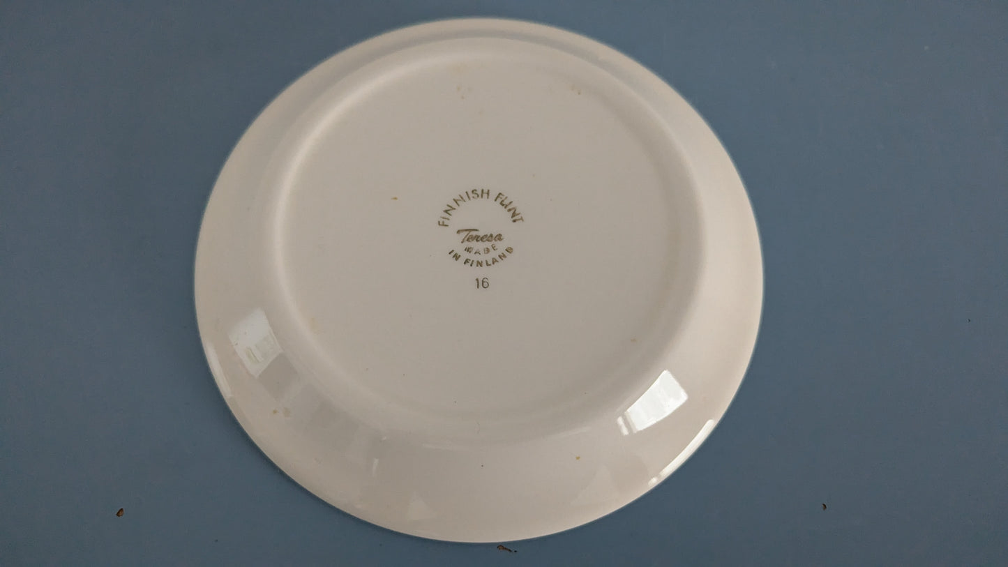 Arabia Teresa Leivoslautanen / Leipälautanen (6kpl, 1970-luvun Alku)