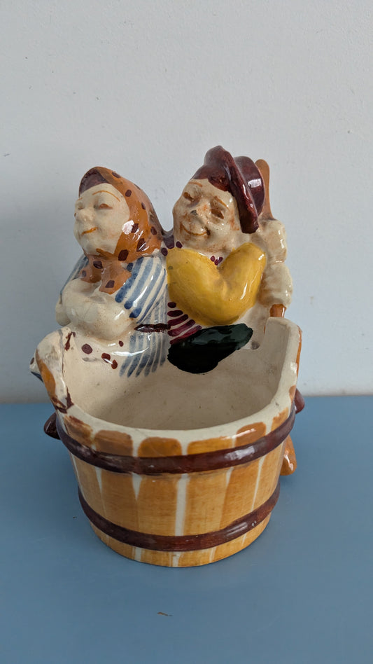 Kupittaa Savi - Matti ja Maija (1940-luku, Signeerattu, Artturi Numminen)