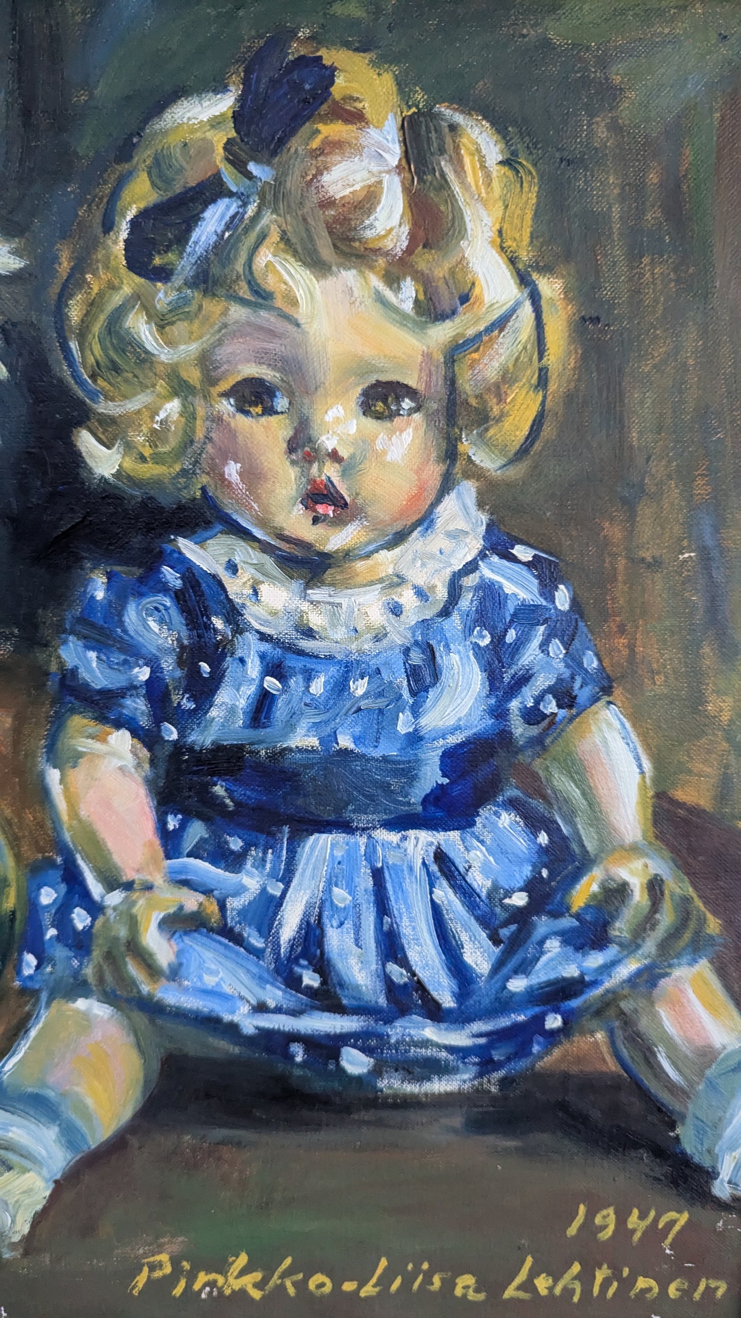 Pirkko-Liisa Lehtinen - Signeerattu Öljyvärimaalaus (1947)