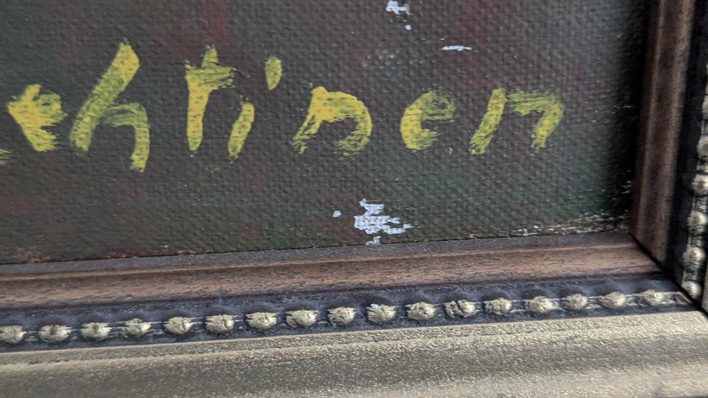 Pirkko-Liisa Lehtinen - Signeerattu Öljyvärimaalaus (1947)