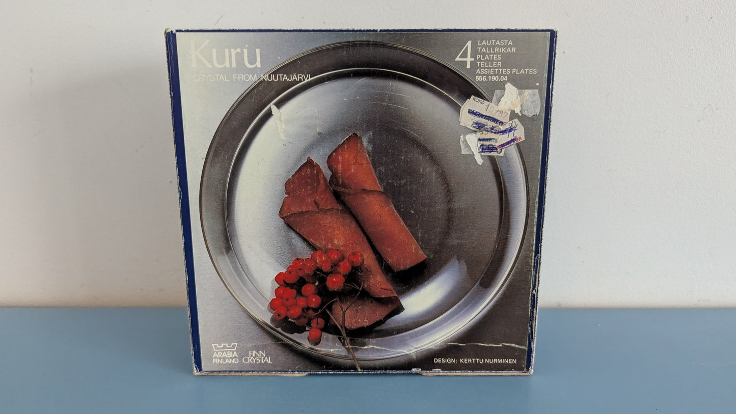 Nuutajärvi Kuru Leipälautanen (8kpl, 1986, Alk. Paketeissa, Kerttu Nurminen)