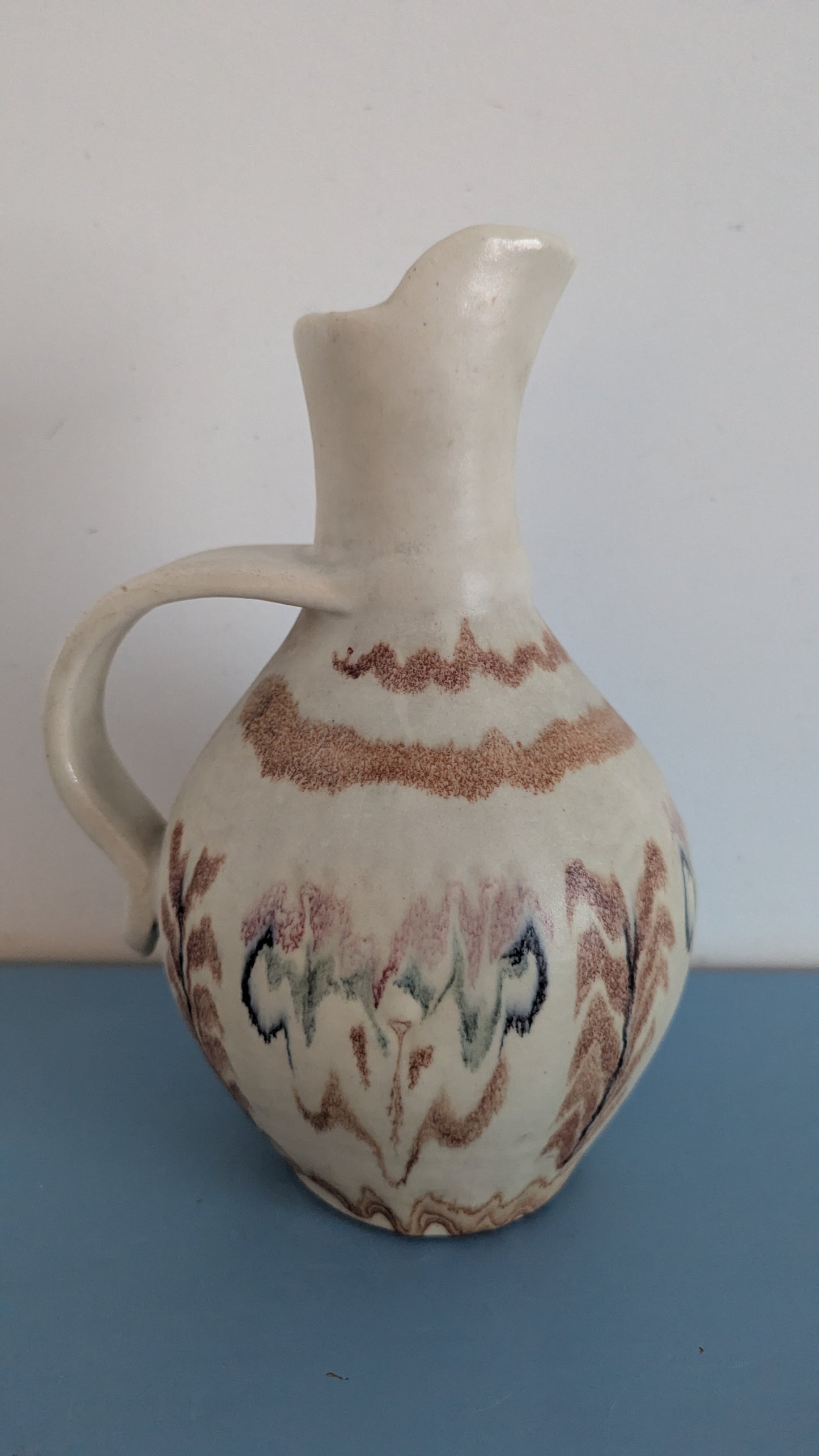 Kupittaan Savi Kannu / Ruukku (1950-luku, Signeerattu)