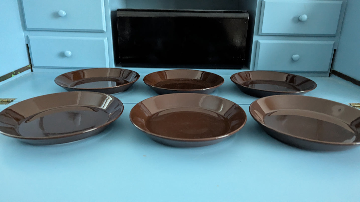 Iittala / Arabia - Leivoslautanen / Leipälautanen (6kpl, Kaj Franck)