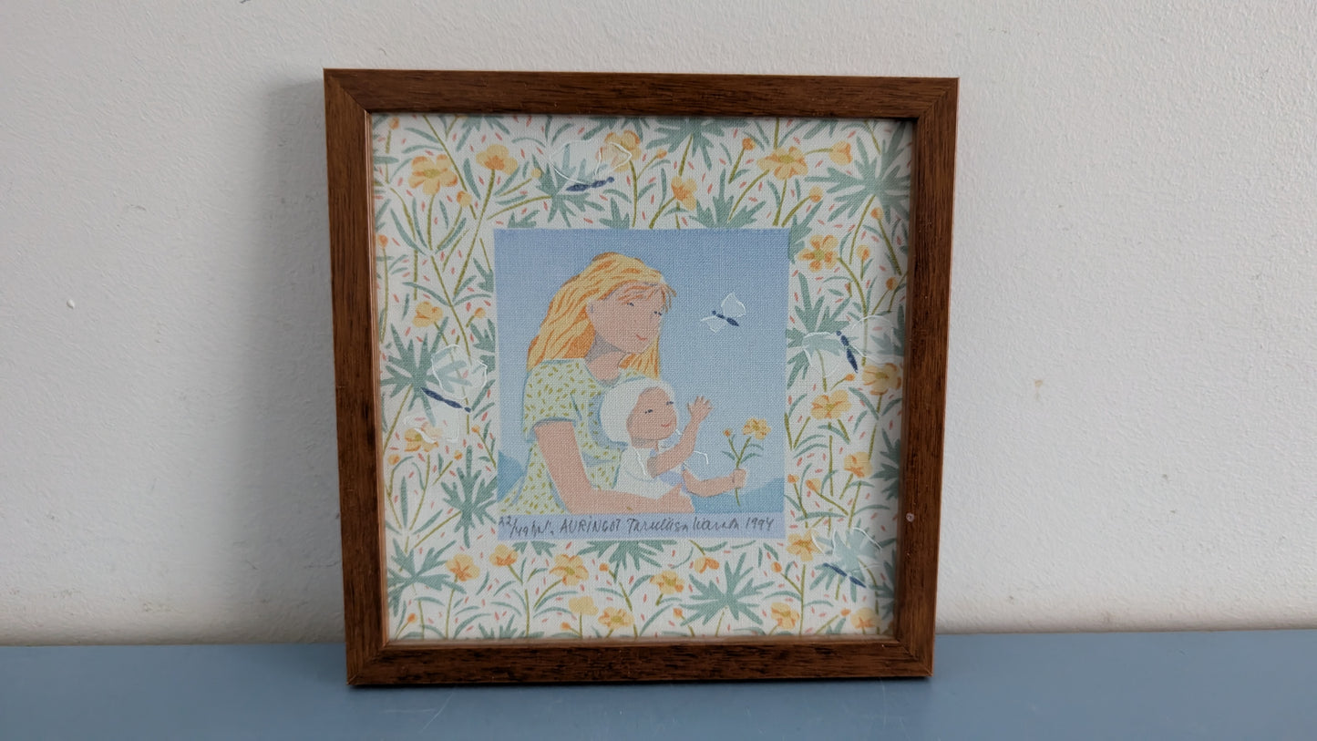 Taruliisa Warsta - Auringot (Signeerattu Grafiikka 1994)