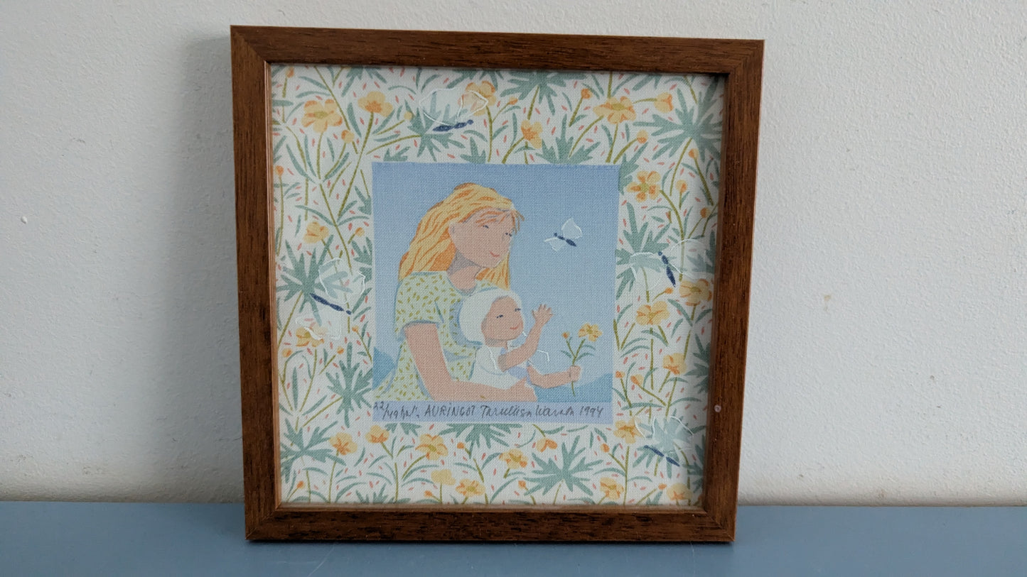 Taruliisa Warsta - Auringot (Signeerattu Grafiikka 1994)