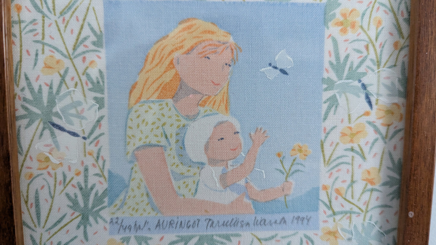 Taruliisa Warsta - Auringot (Signeerattu Grafiikka 1994)