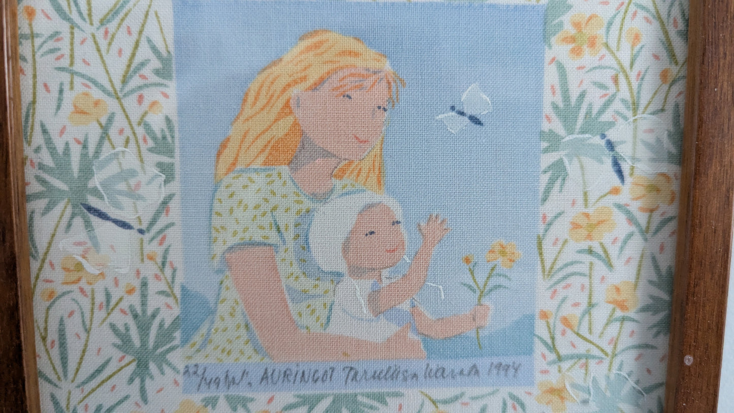 Taruliisa Warsta - Auringot (Signeerattu Grafiikka 1994)