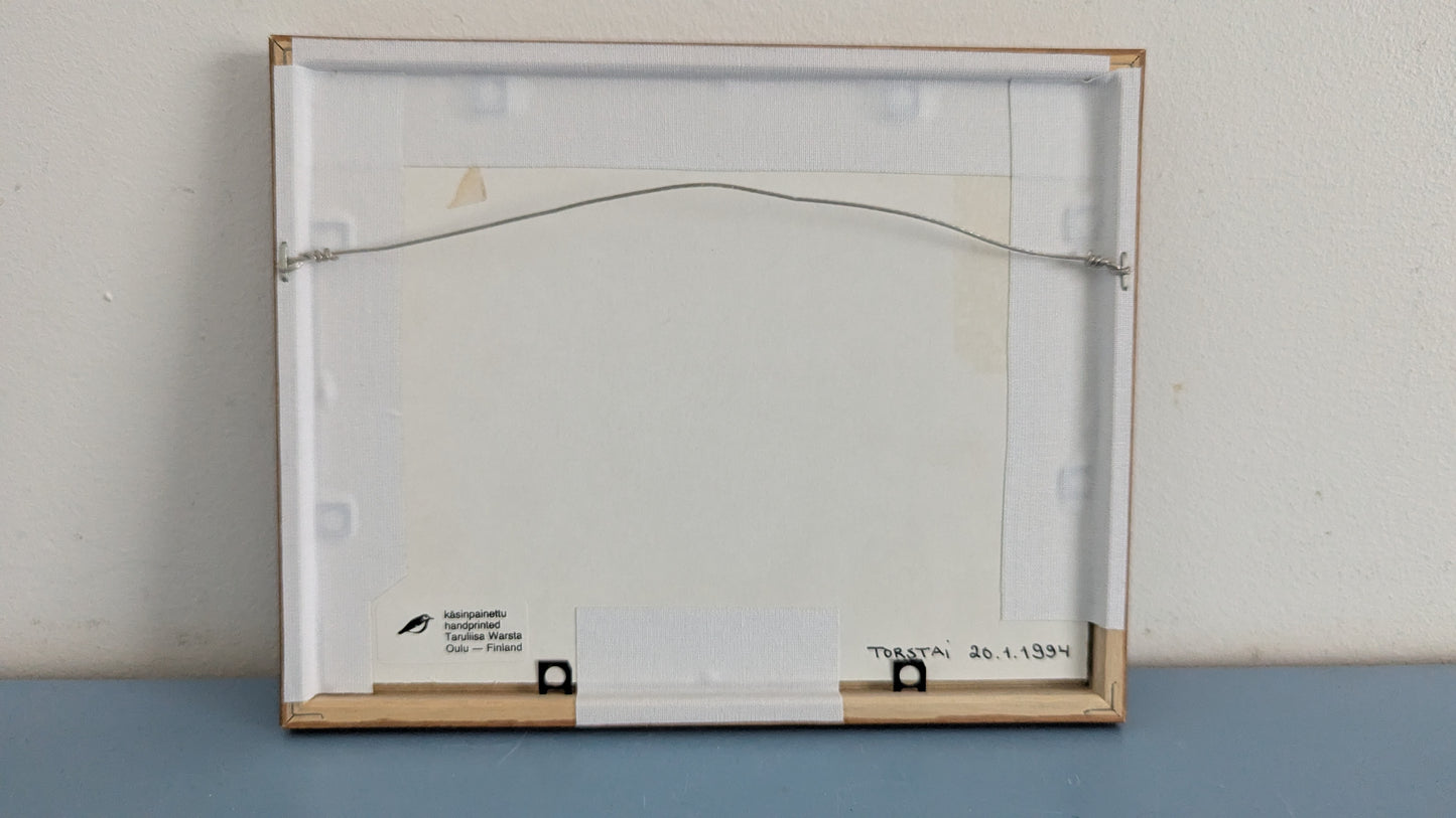 Taruliisa Warsta - Cheese! (Signeerattu Grafiikka 1993)